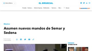 
                            13. Asumen nuevos mandos de Semar y Sedena - El Imparcial