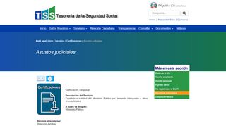 
                            13. Asuntos Judiciales | TSS