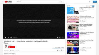 
                            2. ASUS | 192.168.1.1 (http://router.asus.com) | Configure ... - YouTube