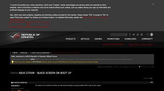 
                            8. Asus G75VW - Black screen on boot up - Page 4 - ROG