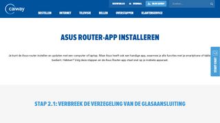 
                            12. Asus Router-app installeren - Caiway