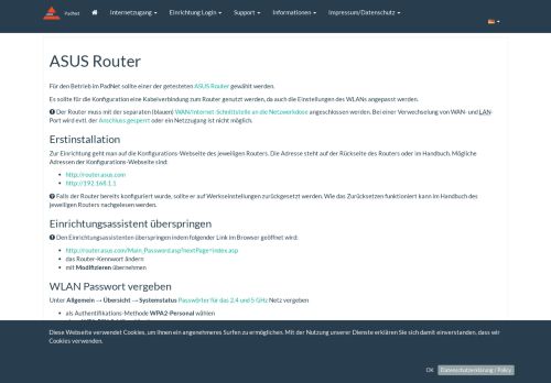 
                            12. ASUS Router [PadNet - Studentenwohnheime Paderborn, Hamm und ...