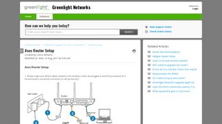 
                            7. Asus Router Setup : Greenlight Networks