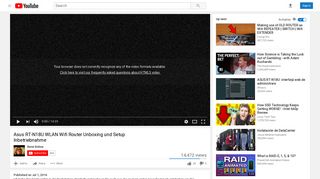 
                            10. Asus RT-N18U WLAN Wifi Router Unboxing und Setup ... - YouTube