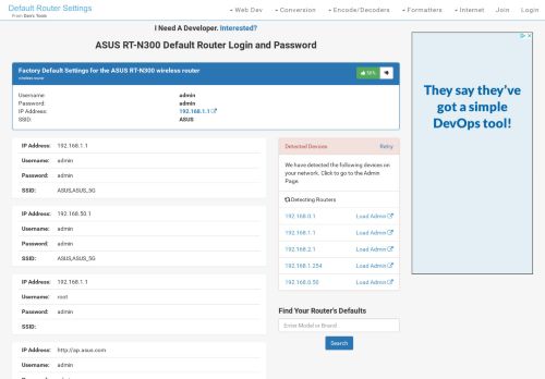 
                            6. ASUS RT-N300 Default Router Login and Password - Clean CSS