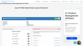 
                            7. Asus RT-N56U Default Router Login and Password - Clean CSS