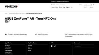 
                            13. ASUS ZenFone AR - Turn NFC On / Off | Verizon Wireless