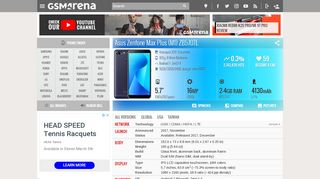 
                            6. Asus Zenfone Max Plus (M1) ZB570TL - Full phone ... - GSMArena.com