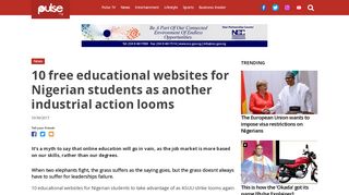 
                            12. ASUU strike 10 free educational websites for Nigerian students as ...