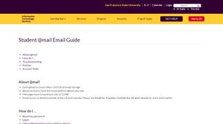 
                            8. @mail Student Email Guide | Information Technology Services