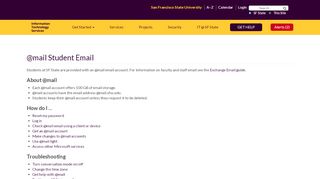 
                            7. @mail Student Email | Information Technology Services