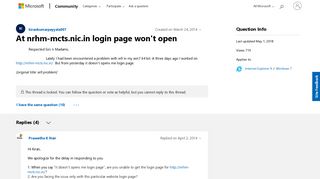 
                            7. At nrhm-mcts.nic.in login page won't open - Microsoft Community