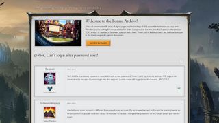 
                            4. @Riot, Can't login after password reset! - League of Legends Community