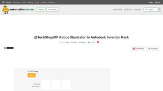 
                            6. @TechShopMP Adobe Illustrator to Autodesk Inventor Hack