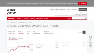 
                            10. AT0000A1QA38 | Own Austria Standortfonds (A) | Fondsdaten