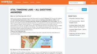 
                            9. atal tinkering labs - Blogs | Avishkaar | Avishkaar - Make! We can ...