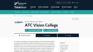 
                            2. ATC Vision College | Study in New Zealand, New Zealand