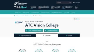 
                            3. ATC Vision College - Study in New Zealand