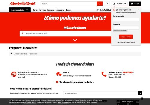 
                            3. Atención al cliente | MediaMarkt