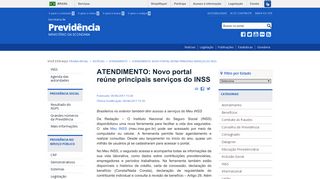 
                            7. ATENDIMENTO: Novo portal reúne principais serviços do INSS ...