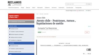 
                            8. Atento Chile - Posiciones , Turnos , Liquidaciones De Sueldo ...