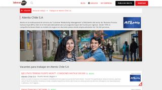 
                            10. Atento Chile S.A - Laborum