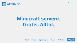 
                            2. Aternos | Minecraft servere. Gratis. Alltid.