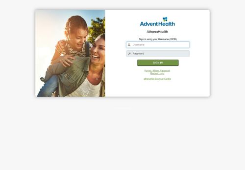 
                            6. AthenaHealth - AdventHealth Login