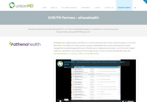 
                            6. athenahealth - unisonMD