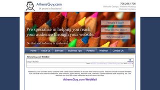 
                            13. AthensGuy.com WebMail - Athens GA Web Design >> AthensGuy.com ...