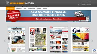 
                            4. Athesia Medien: Alle Medien