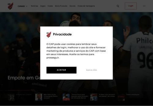 
                            2. Athletico Paranaense – Site Oficial