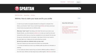 
                            2. Athlinks: How to claim your races and fix your profile – SPARTAN ...