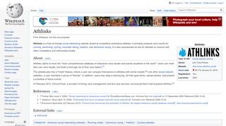 
                            8. Athlinks - Wikipedia