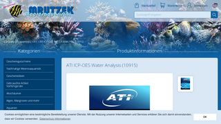 
                            5. ATI ICP-OES Water Analysis (10915) - Mrutzek Meeresaquaristik