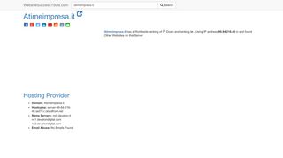
                            3. Atimeimpresa.it Error Analysis (By Tools) - Website Success Tools