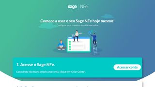 
                            6. Ativação Sage NF-e | Emissor Nota Fiscal - Sage One