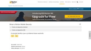 
                            4. Ativar o Norton Mobile Security - Norton Support