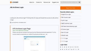 
                            6. Atk Archives Login