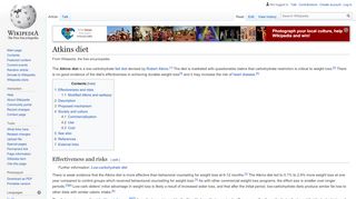 
                            8. Atkins diet - Wikipedia