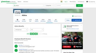 
                            8. Atkins Employee Benefits and Perks | Glassdoor.co.in
