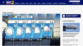 
                            11. Atlanta 5 Day Forecast | WSB-TV