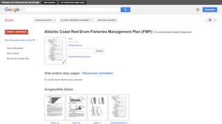 
                            8. Atlantic Coast Red Drum Fisheries Management Plan (FMP): ...