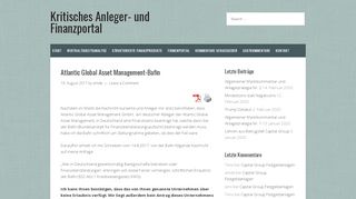 
                            6. Atlantic Global Asset Management-Bafin - Kritisches Anleger- und ...