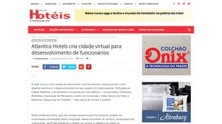 
                            3. Atlantica Hotels cria cidade virtual para desenvolvimento de ...