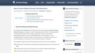 
                            8. Atlântico Europa Test & Bewertung | Kritische-Anleger.de