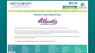 
                            12. Atlantis Casino Resort Spa - Links - Casino Careers