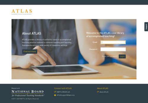 
                            12. ATLAS: Log in