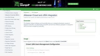 
                            13. Atlassian Crowd and JIRA Integration - JFrog Artifactory - JFrog Wiki