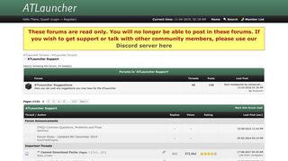 
                            4. ATLauncher Forums - ATLauncher Support
